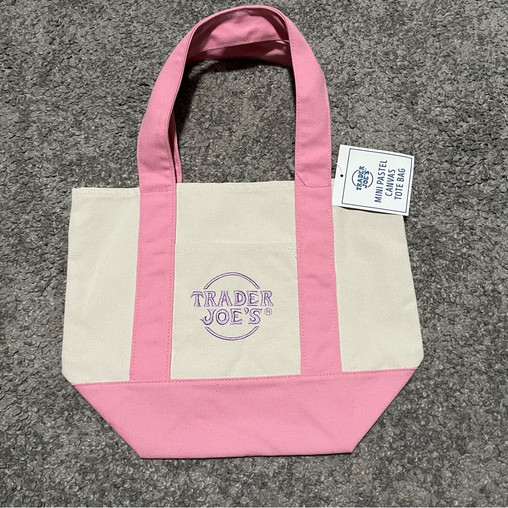 Trader Joe’s Mini Tote Bag - Pink